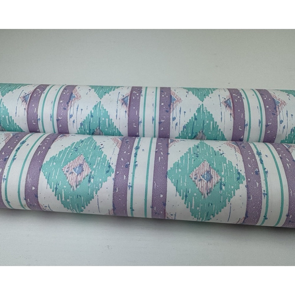 Vintage Memphis Style Mojave‎ Contact Paper Pastel Geometric Liner Retro Decor
